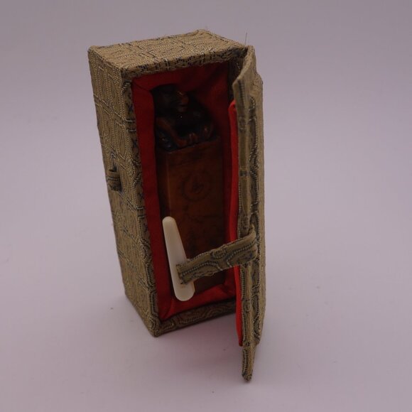 Horse Soapstone Wax Seal Chop with Box - Picture 1 of 16